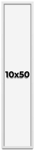 10x50 shadow box frame - shadow, white