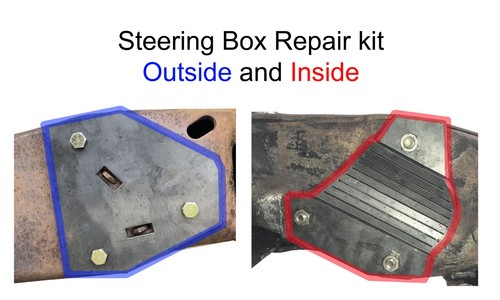 Steering box frame repair - steering,
