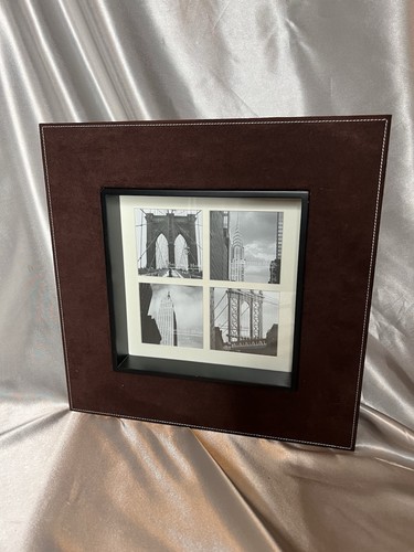 Brown shadow box - shadow, collage