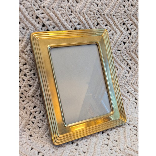 Vintage brass tiered picture - vintage,
