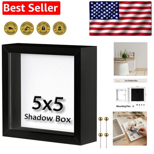 5x5 shadow box frame with - box,