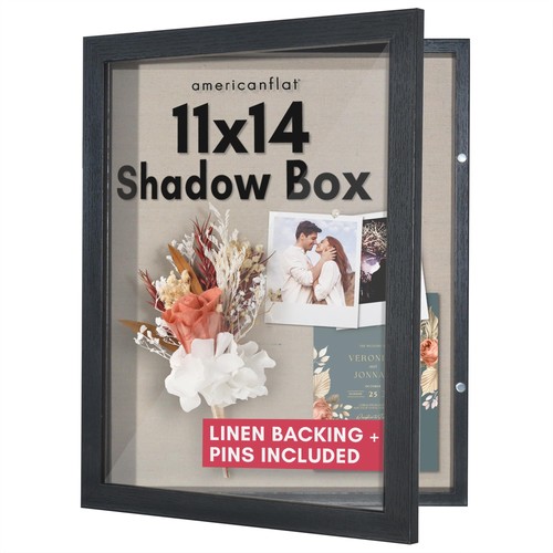 11x14 shadow box frame black - 11x14,